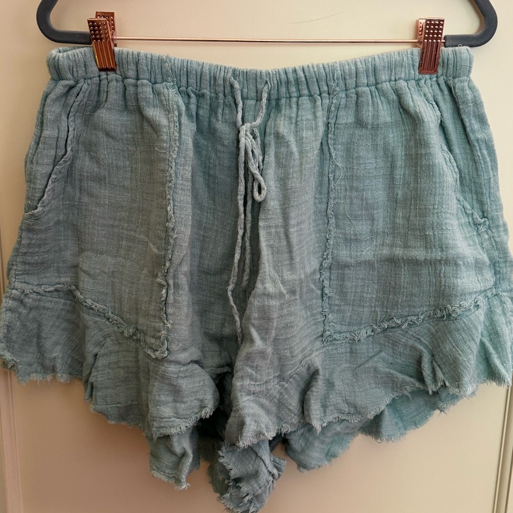 Free People One Solona Shorts Large Seafoam